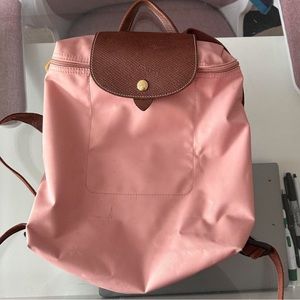 Longchamp Pink Backpack Purse